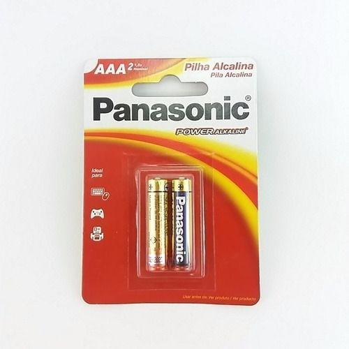 Pilha AA Alcalina Panasonic Cartela C/2 Unidades
