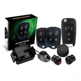 Kit Alarme Automotivo Positron Cyber Exact Ex 360 Universal + Chave Canivete Controle Alarme Original PX80 Positron