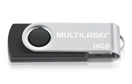 Pen Drive 16 Gb Twist 2 USB 2.0 - Multilaser PD588