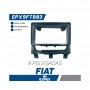 Moldura 2 din 9 polegadas Fiat Strada 2012 até 2015 Grafite Expex EPX9FT003