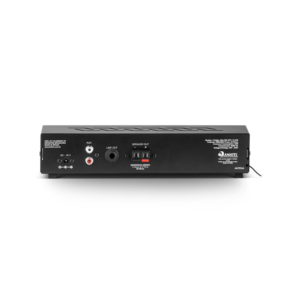 Amplificador de Som Ambiente Frahm SLIM 800 APP - 31840