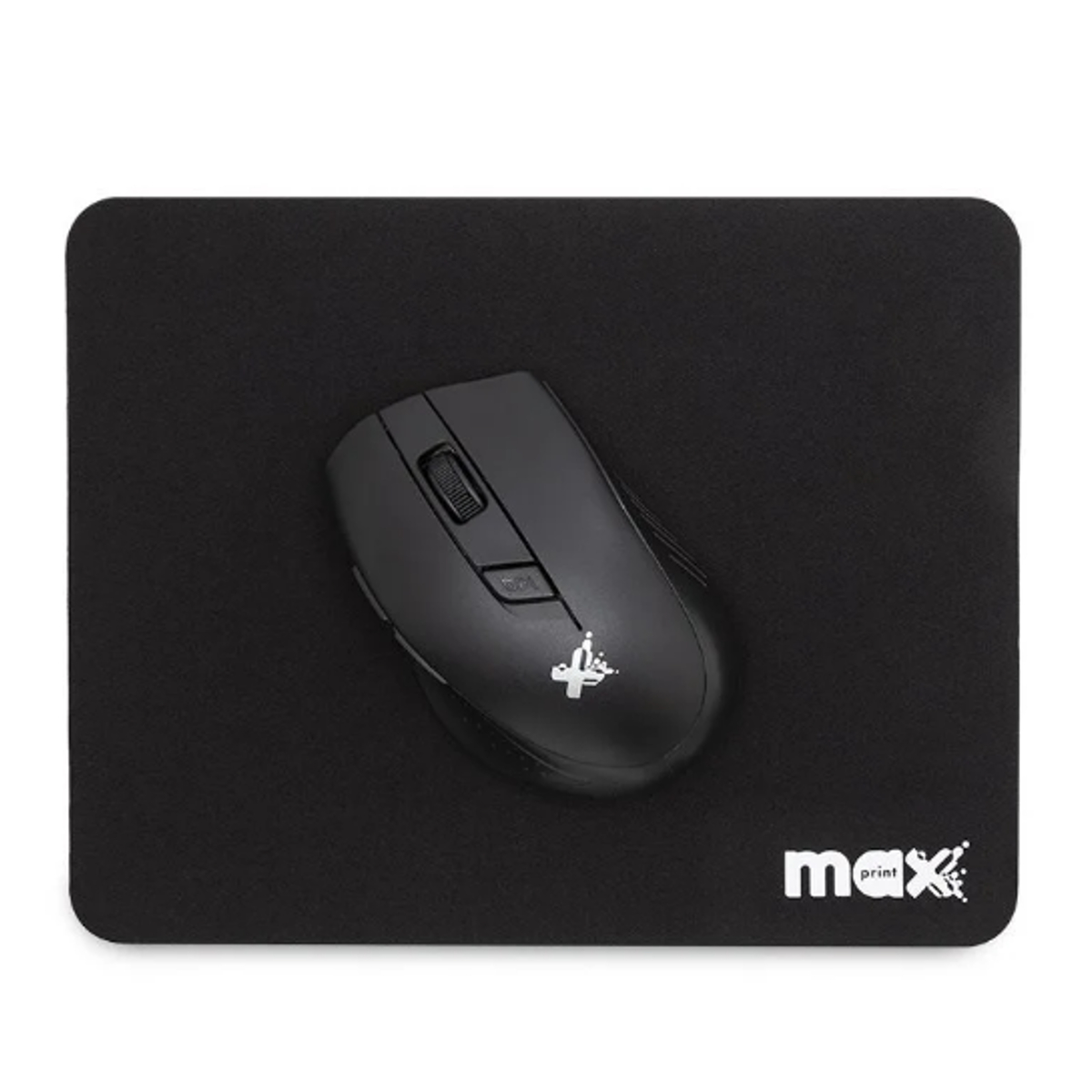Base para Mouse Mousepad Com Tecido Preto e Base Anti­deslizante 220 x 178mm Maxprint - 60357-9