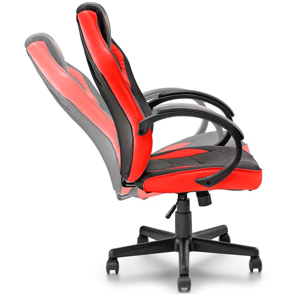 Cadeira Gamer Multilaser Warrior Vermelho - GA162