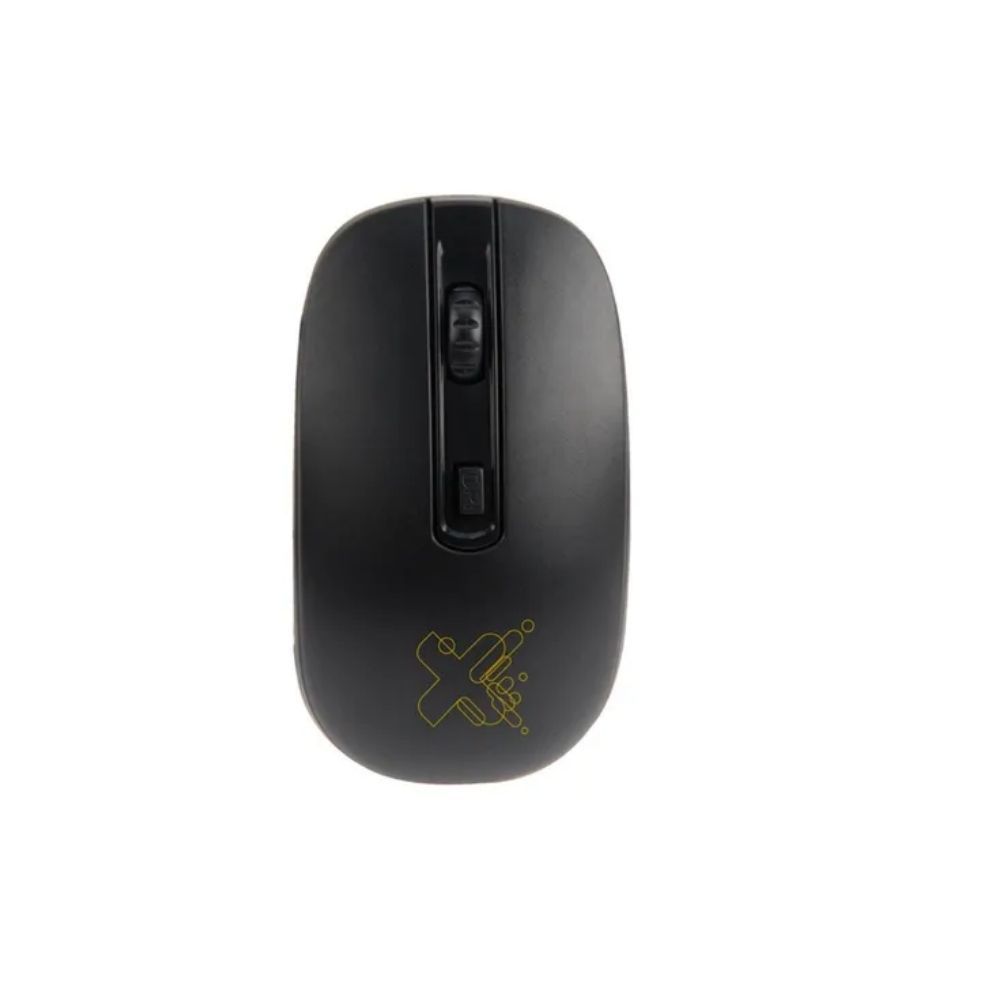 Kit Teclado e Mouse Sem fio Freestyle Amarelo Maxprint 6013542