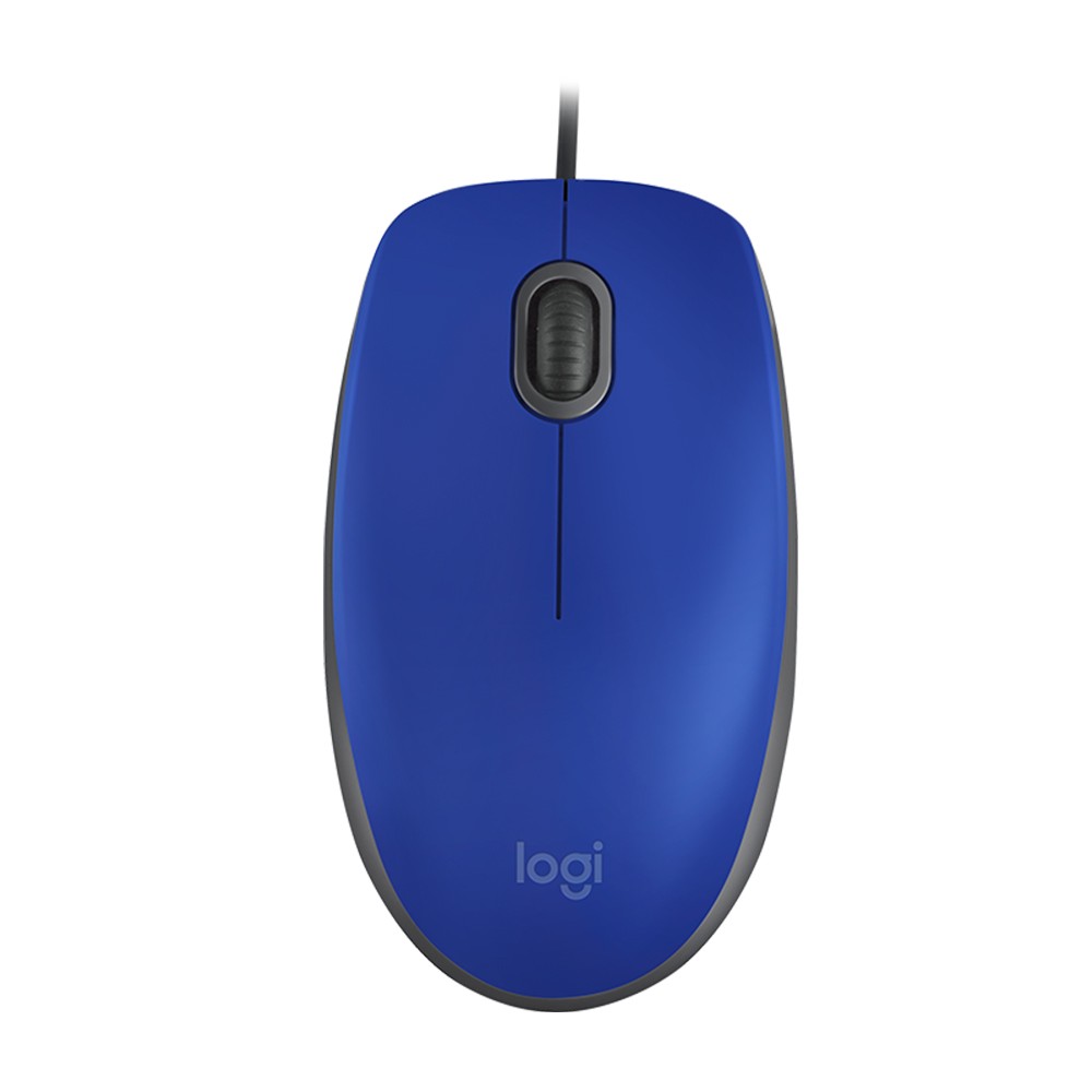 Mouse Óptico USB Silent Azul Logitech M110
