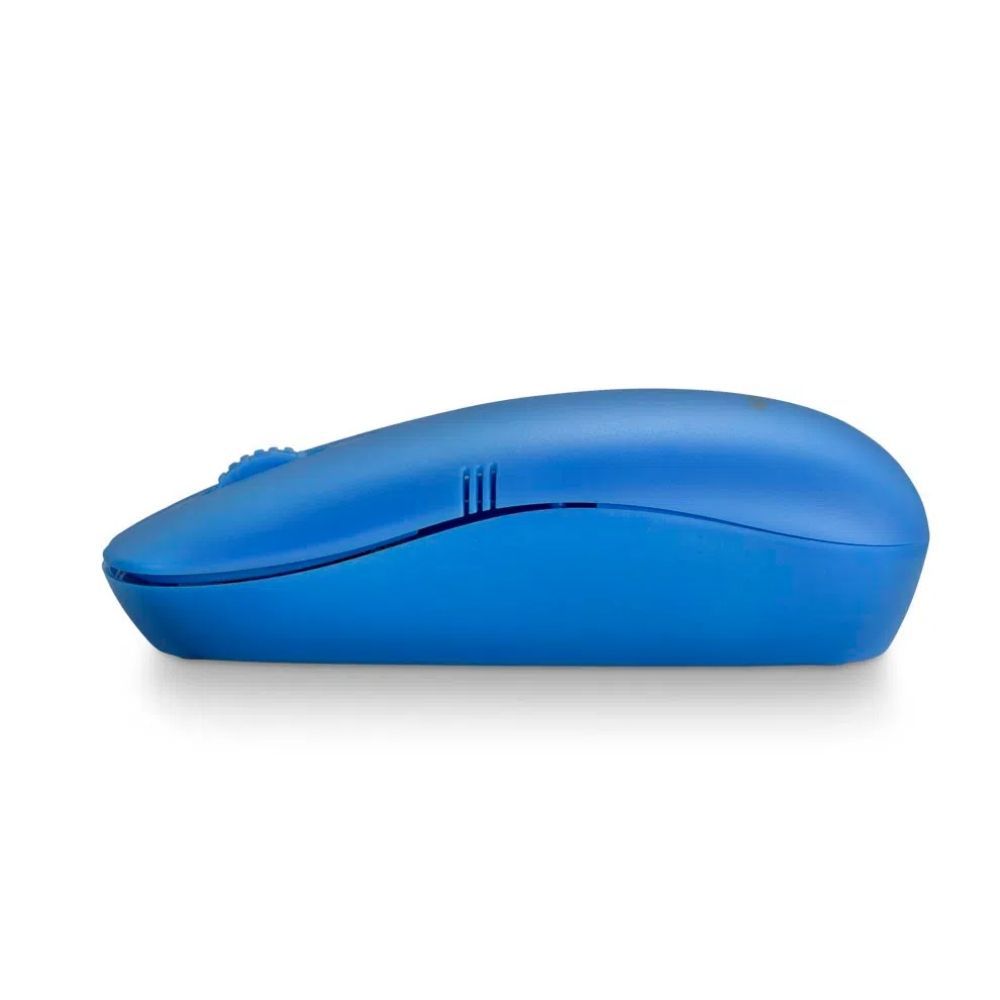 Mouse Sem Fio Lite 2.4GHZ 1200 DPI USB Azul Multilaser - MO288