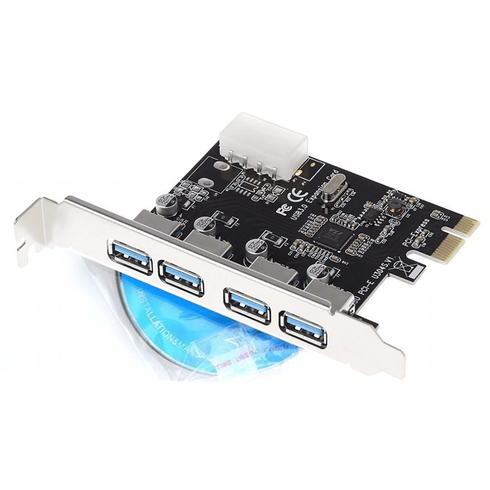 Placa PCI Express com 4 Saídas USB 3.0 Ultra Speed F-3217 F3