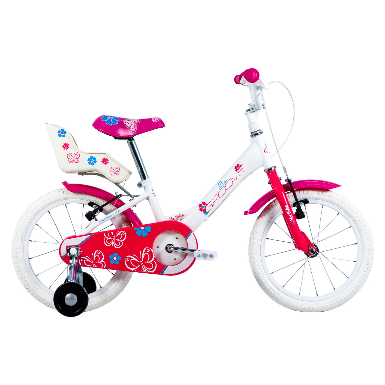 Bicicleta Infantil Groove My Bike com Porta Boneca Aro 16 2021