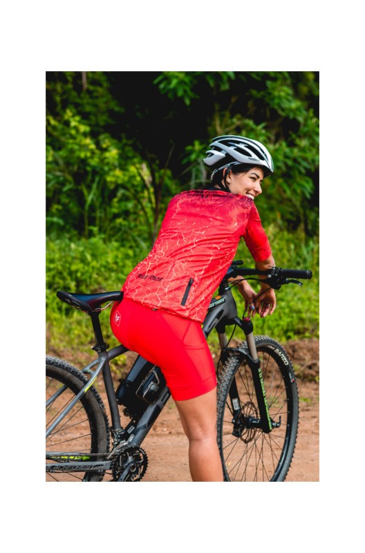 Blusa de Ciclismo Feminina Free Force Sport Ruby