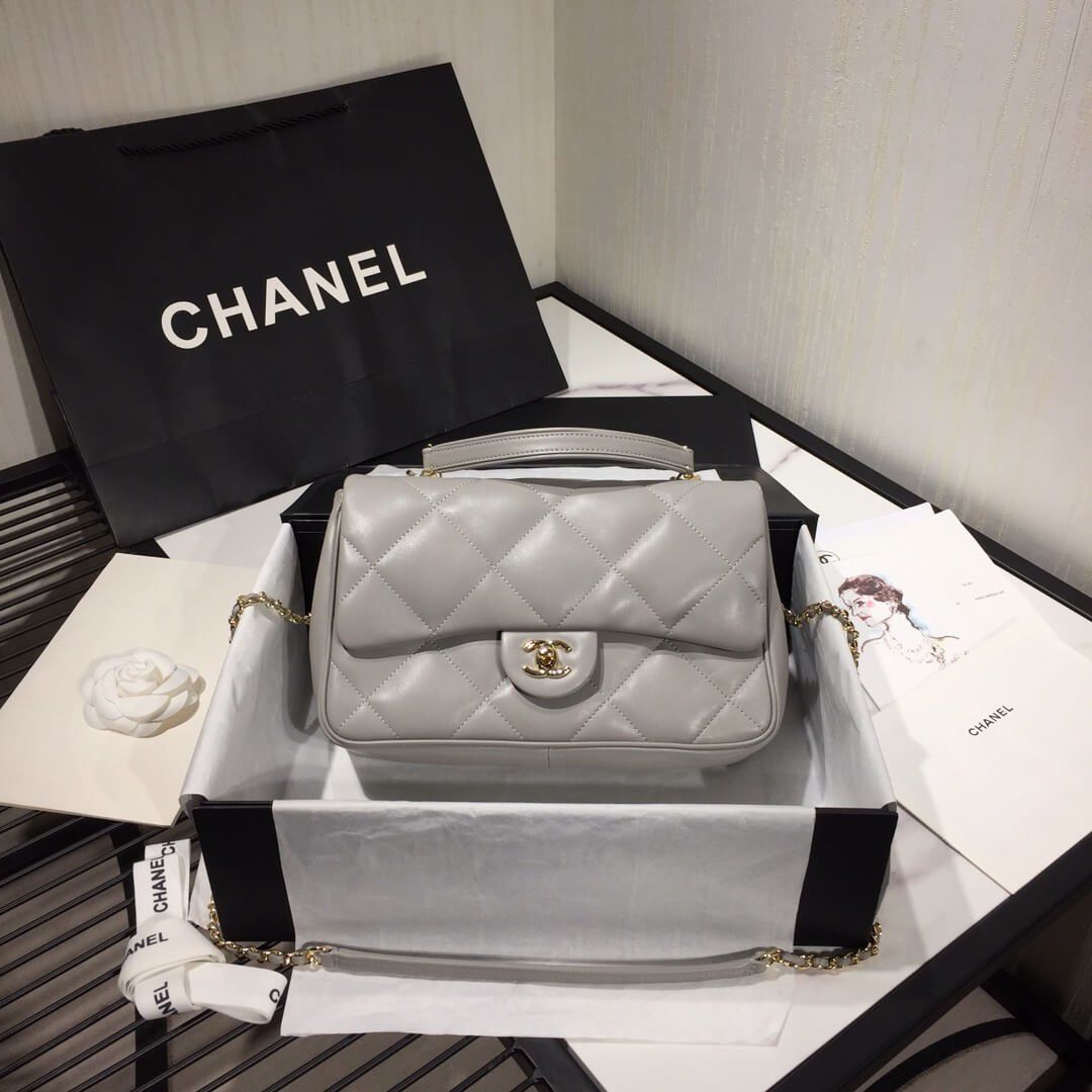 BOLSA CHANEL QUILTED LAMBSKIN AS1115