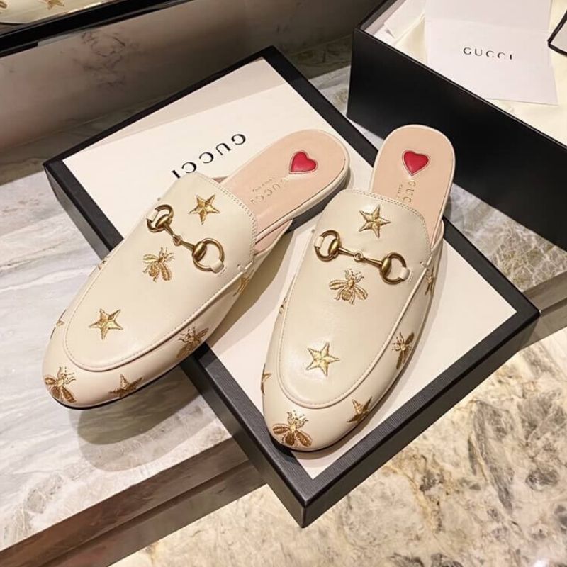 MULE GUCCI PRINCETOWN EMBROIDERED