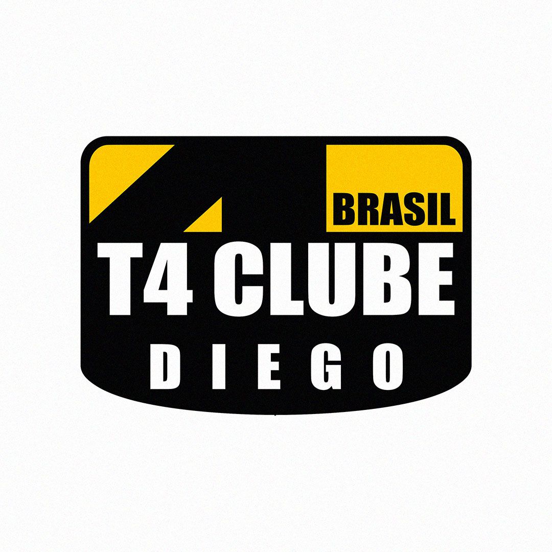 Placa com Nome/Apelido Membro T4 Clube Brasil