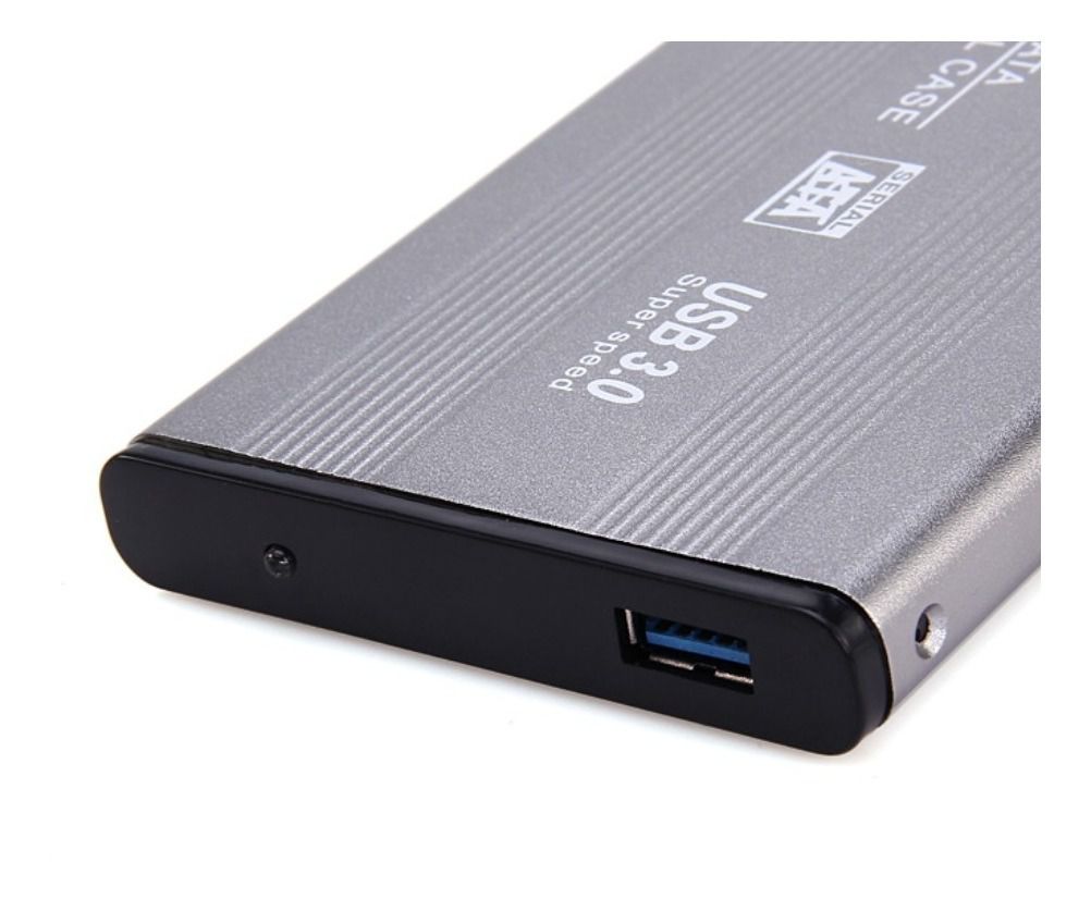 CASE HD SATA 2.5" | USB 3.0 | PRATA