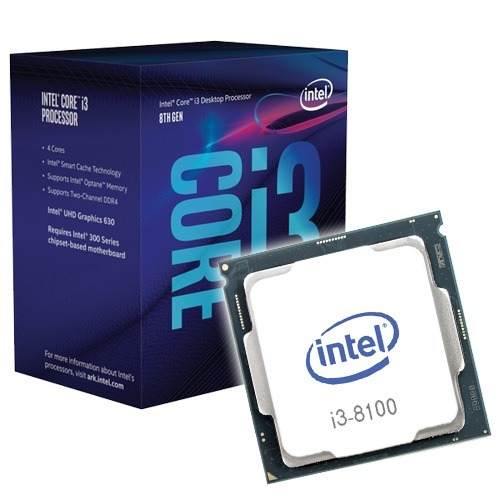 CPU | 1151 | INTEL CORE i3 8100 3.6Ghz