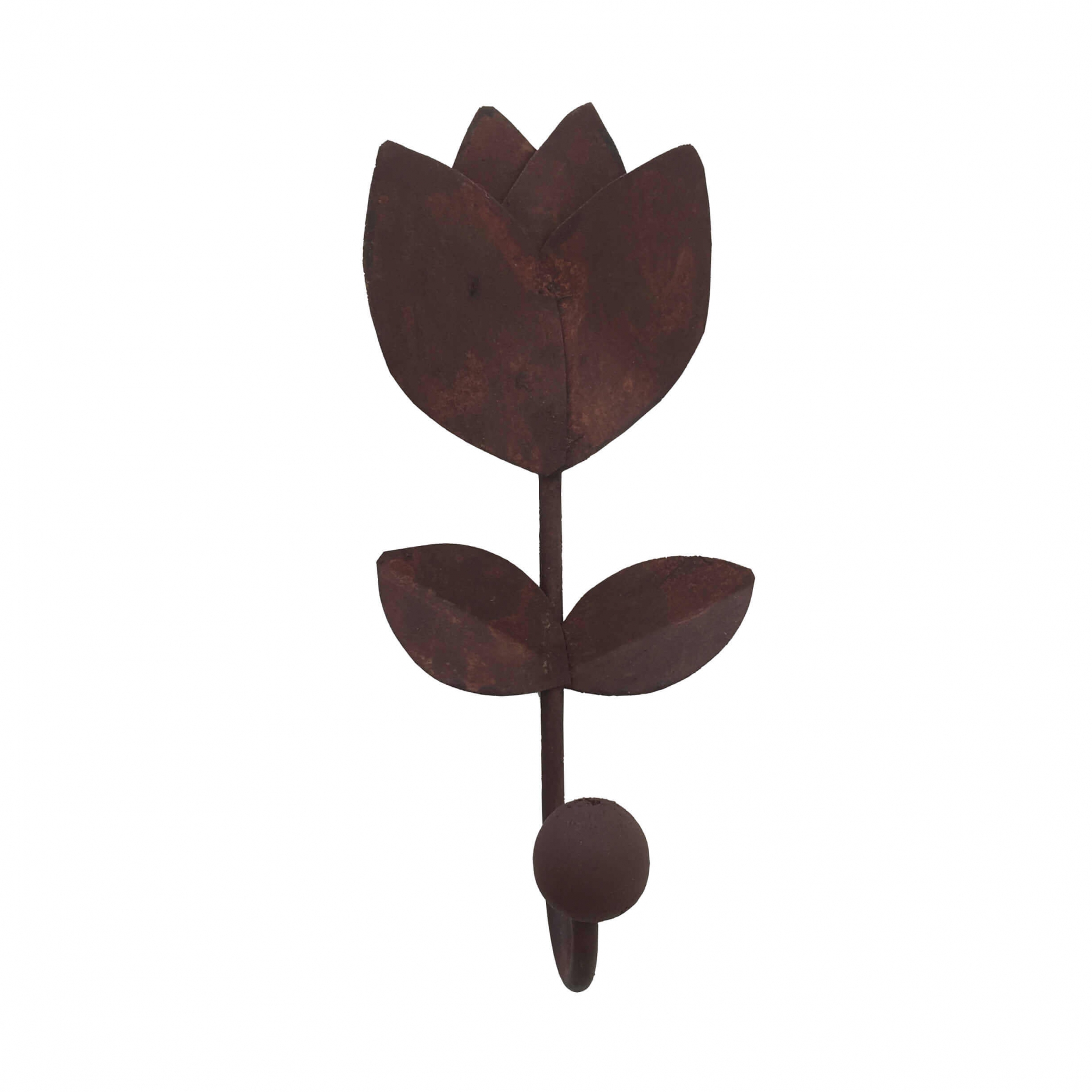 Gancho Decorativo Metálico Tulipa