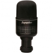 Microfone c/ Fio Dinâmico p/ Bumbo - PRA 218 B Superlux