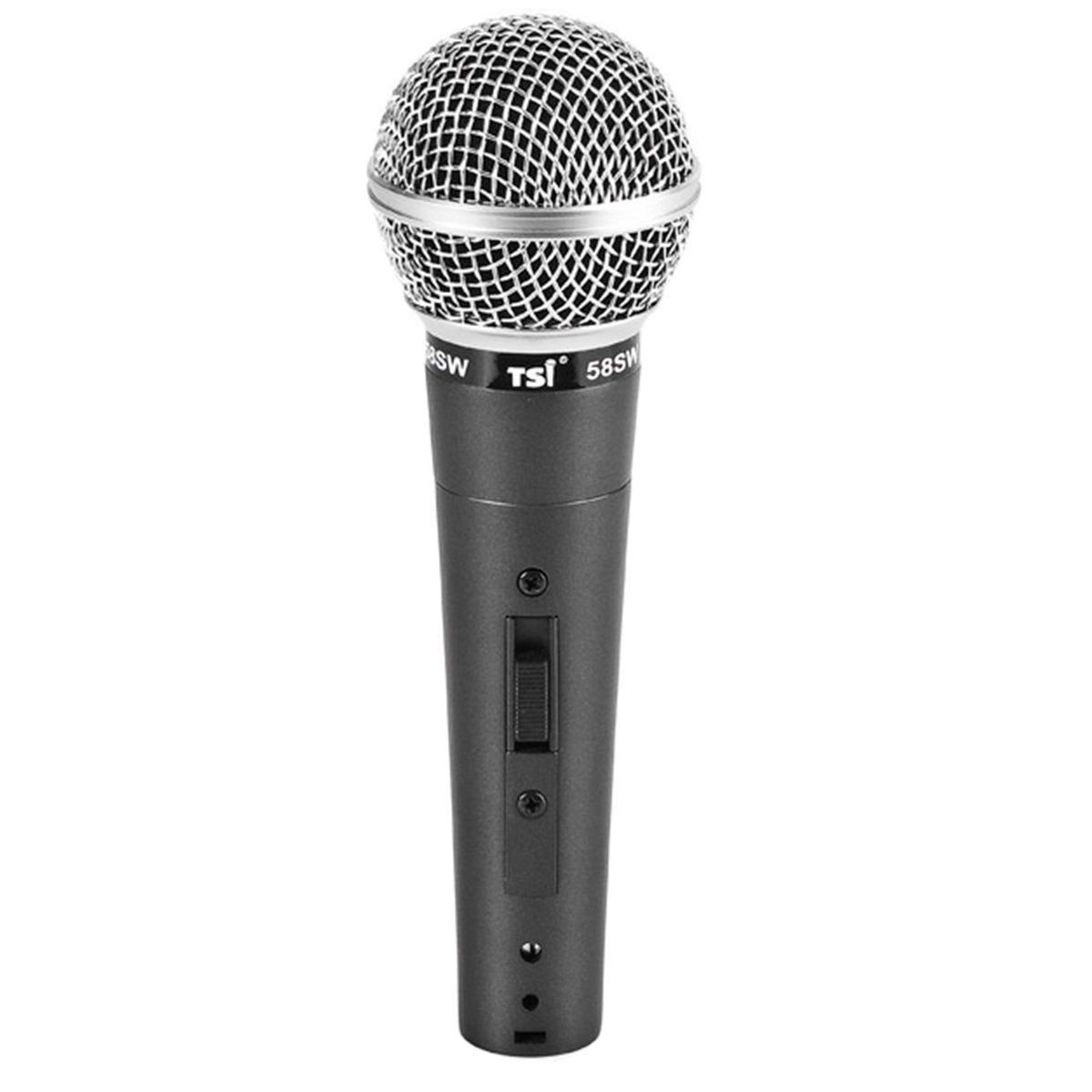 Microfone c/ Fio de Mão Dinâmico - 58 SW TSI
