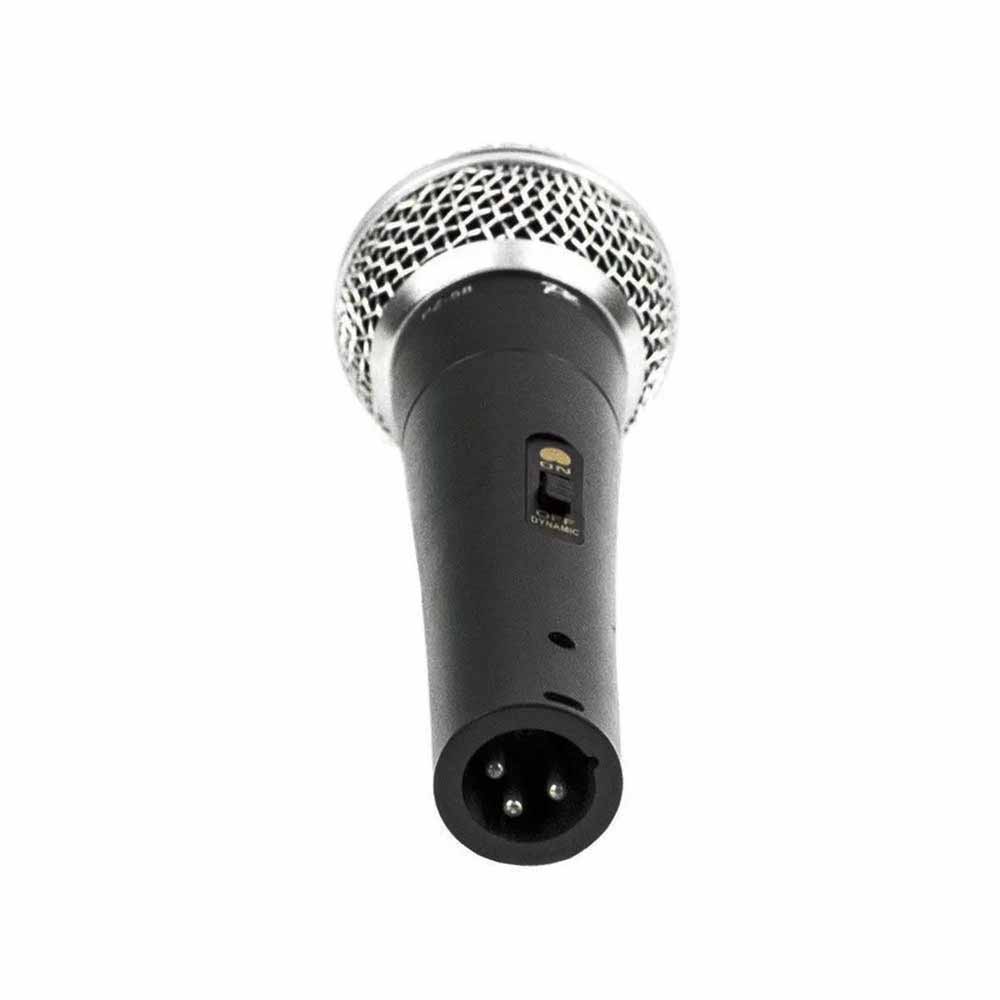 Microfone com fio de Mão com chave - PZ 58 PZ