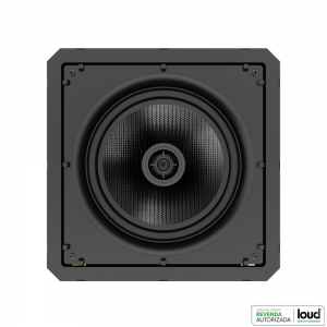 Caixa de Embutir no Gesso Plana Black Kevlar CSK6-120 BL Loud