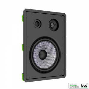 Kit 7.0 Caixa de Embutir no Gesso Borderless LHT-100 BL + LHT TW-100 BL Loud