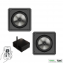 Kit Caixa de Embutir no Gesso SQ6-PASS BL C/ Bluetooth Áudio Streaming EASY LA-BT-2 Loud