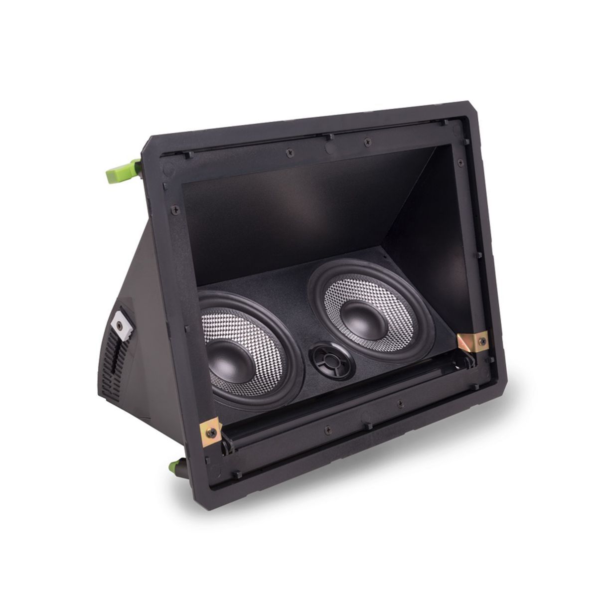 Kit 5.0.2 Dolby Atmos Caixa Acústica de Embutir LHT-100 BL + LHT TW-100 BL + CLK6-120 BL Loud