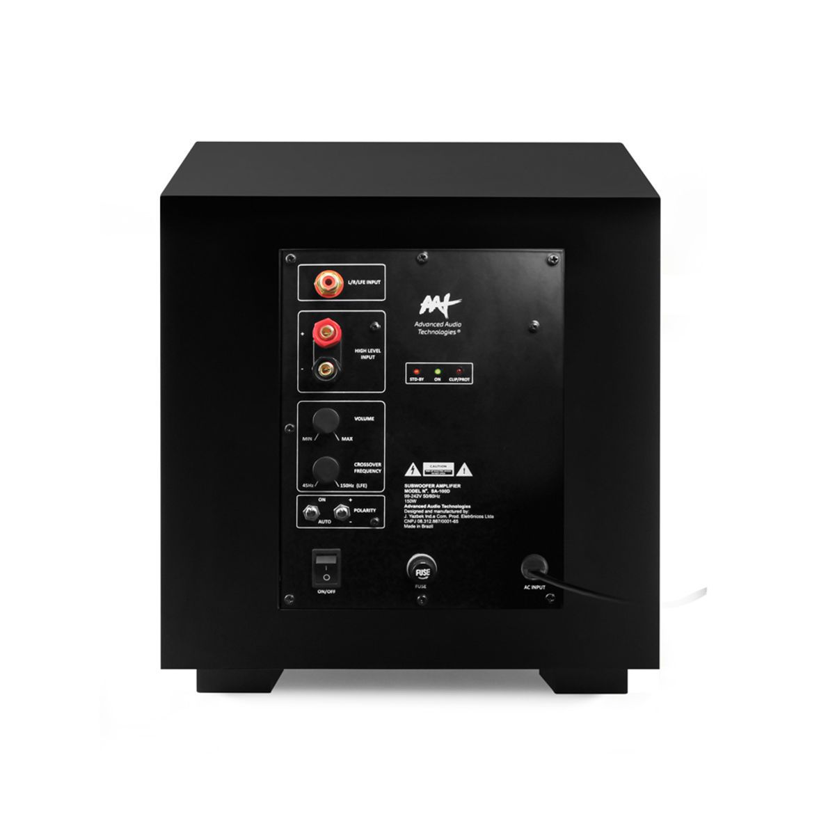Kit 5.1.2 Dolby Atmos Caixa Acústica de Embutir LCR-A100 + LR-E100 + NQ6-M100 + Subwoofer Compact Cube 8 AAT