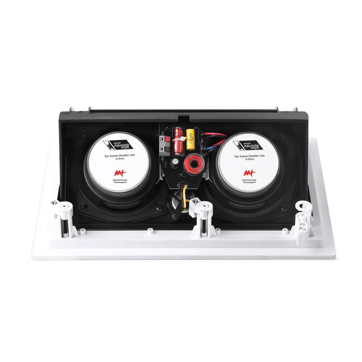 Kit 5.1.2 Dolby Atmos Caixa Acústica de Embutir LCR-A100 + LR-E100 + NQ6-M100 + Subwoofer Compact Cube 10 AAT