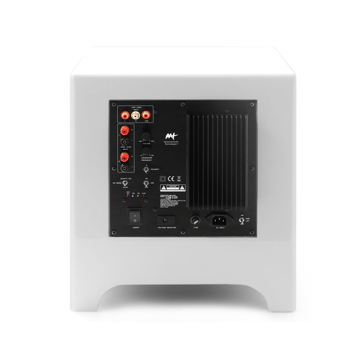 Kit 7.1 Caixa de Embutir no Gesso LCR-A100 + LR-E100 + Subwoofer Cube Modern 8" AAT