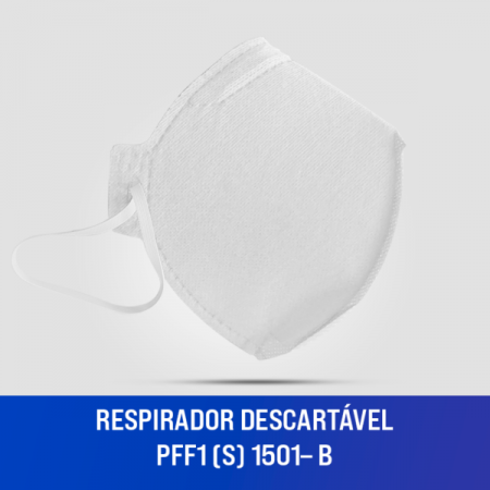 Respirador Descartável  PFF1(s) 1501 - B