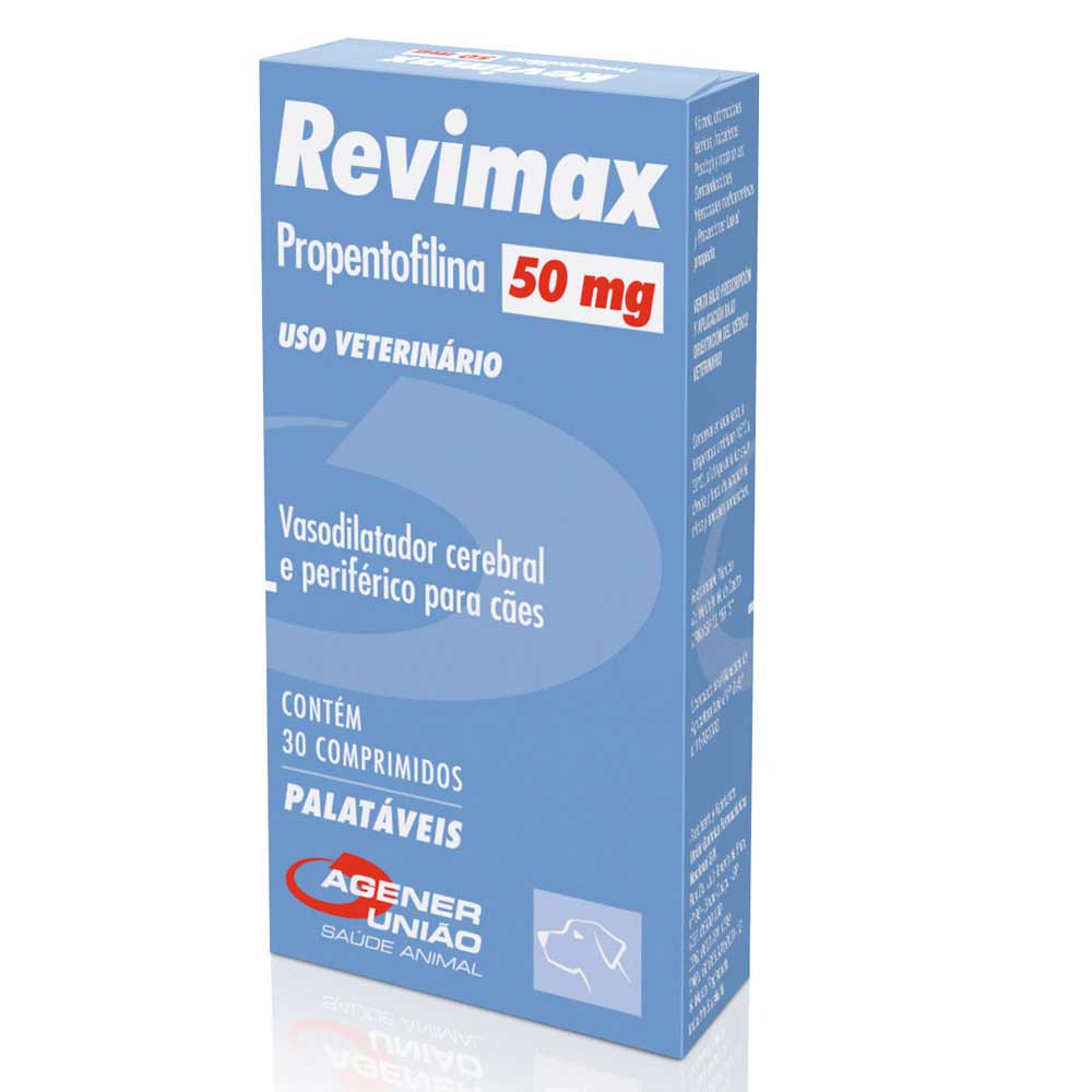 Revimax Propentofilina Cães Agener 50mg