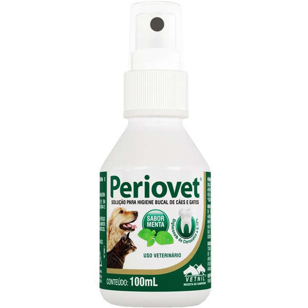 Spray Periovet Vetnil para Higiene Bucal - 100 mL