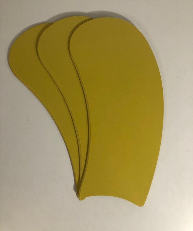 Jogo Com 3 Pás Mini-Art Amarelas Para Ventiladores de teto