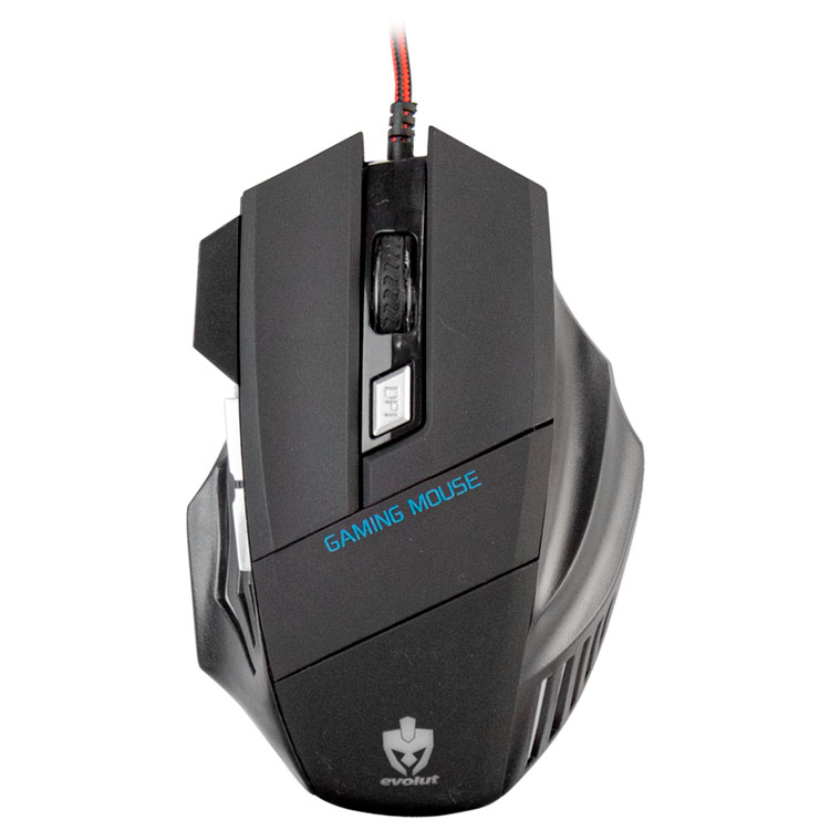 Mouse Gamer Predator 1600 Dpi Led Com 6 Botões Para Pc Evolut