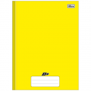 Caderno Universitário Tilibra Brochura Capa Dura 48 Folhas Amarelo