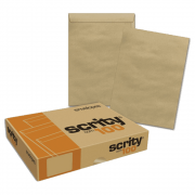 Envelope Saco Scrity 200x280mm Kraft 80g 100un SKN328