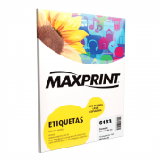 Etiqueta Maxprint 6183 Inkjet/Laser Carta com 100 Folhas 49219-0