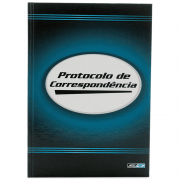 Livro Protocolo de Correspondência 1/4 104 Folhas 154x216mm