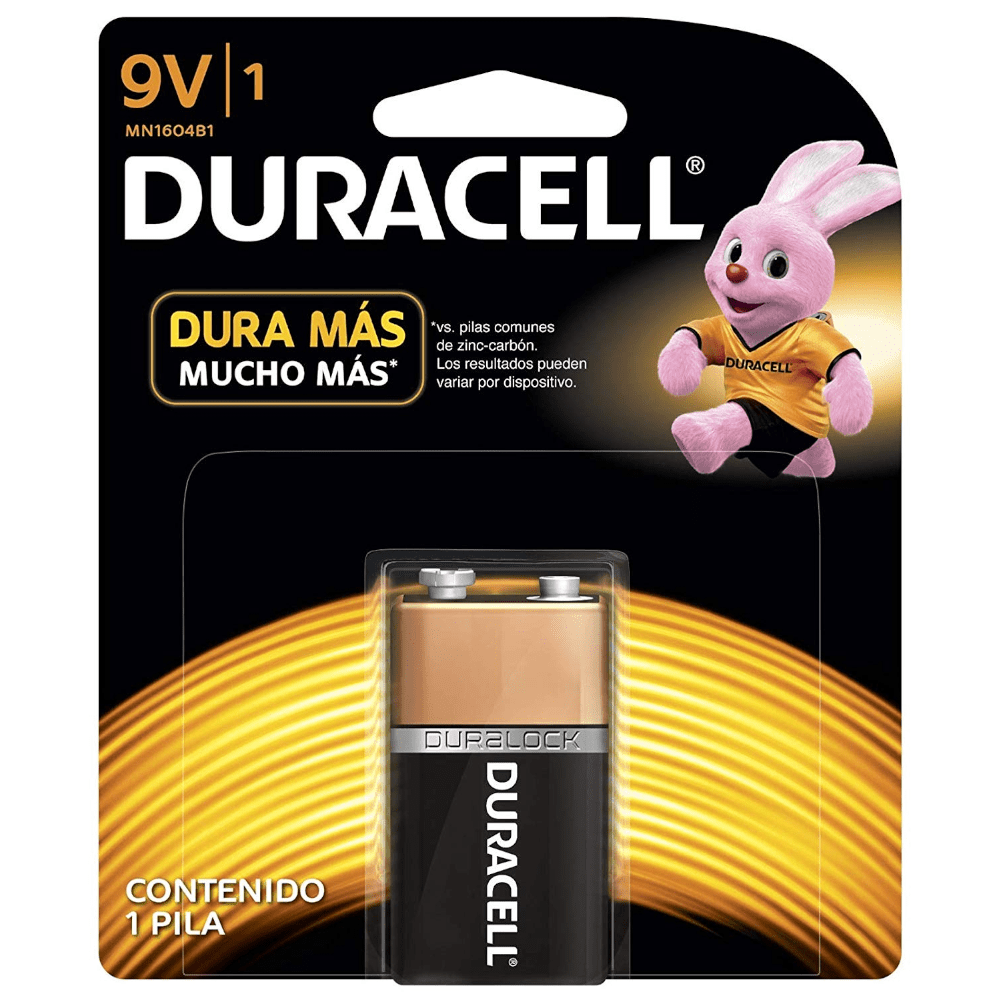 Bateria Duracell 9V Alcalina