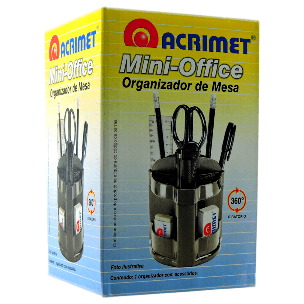 Organizador de Mesa Acrimet Mini-Office Laranja 870.2