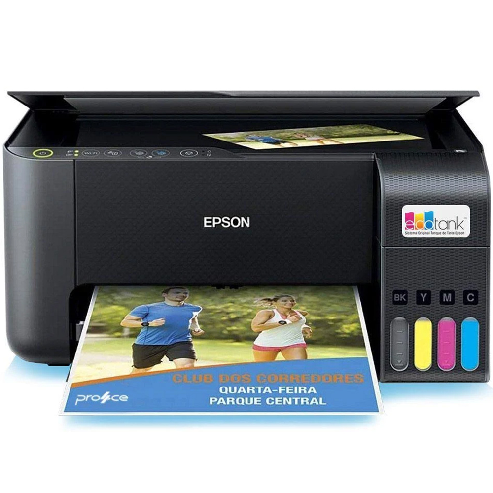 Impressora Multifuncional Epson Ecotank L3250 - Tanque de Tinta Colorida USB Wi-Fi
