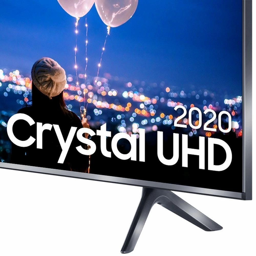 Samsung Smart TV 50" Crystal UHD 50TU8000 4K, Wi-fi, Borda Infinita, Alexa built in, Controle Único, Visual Livre de Cabos, Modo Ambiente Foto e Processador Crystal 4K