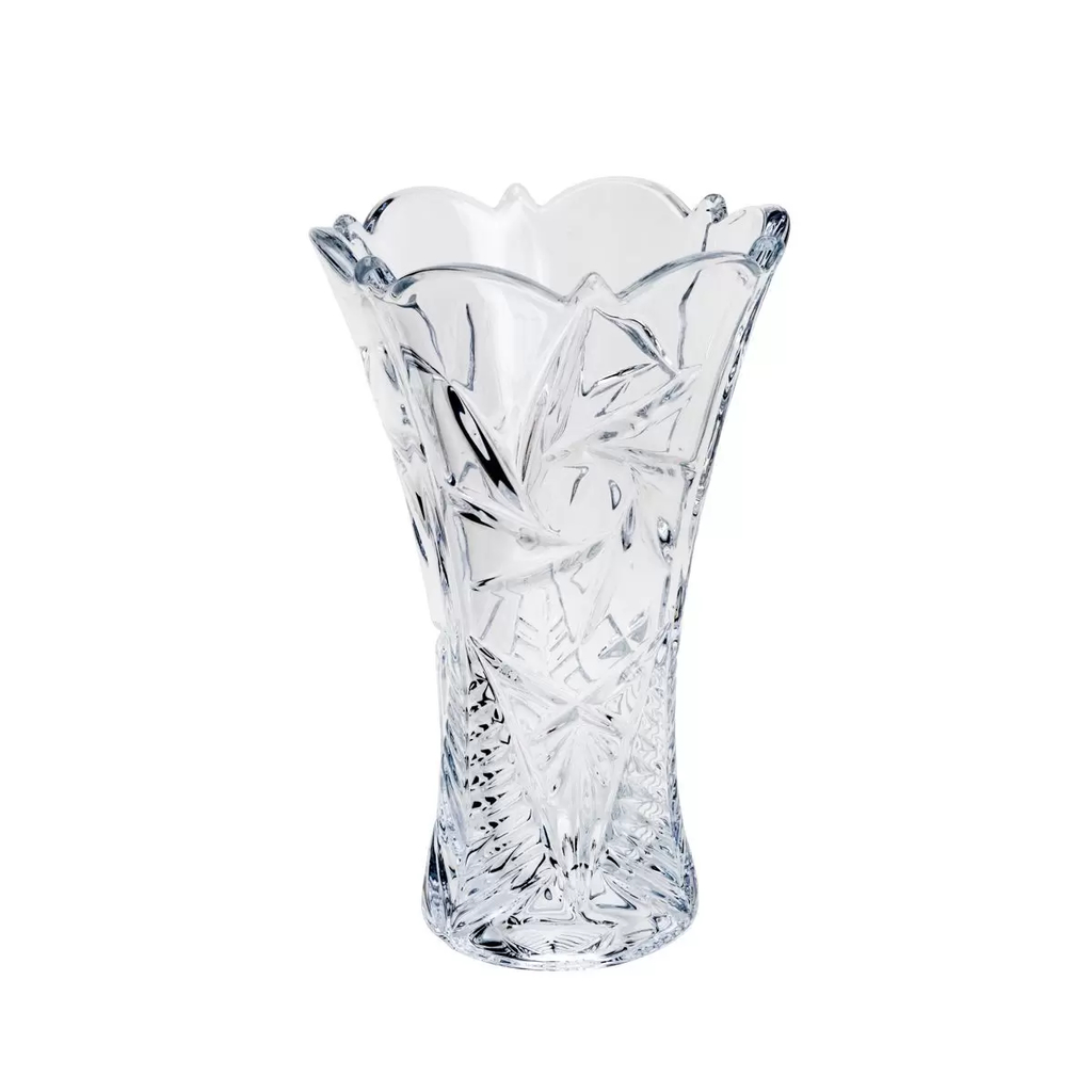 Vaso de Cristal Ecológico Bohemia Pinwheel Acinturado Transparente 20,0cm