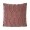 Almofada Decorativa Cheia de Tricô feita à Mão Trançada Rosé 40x40cm
