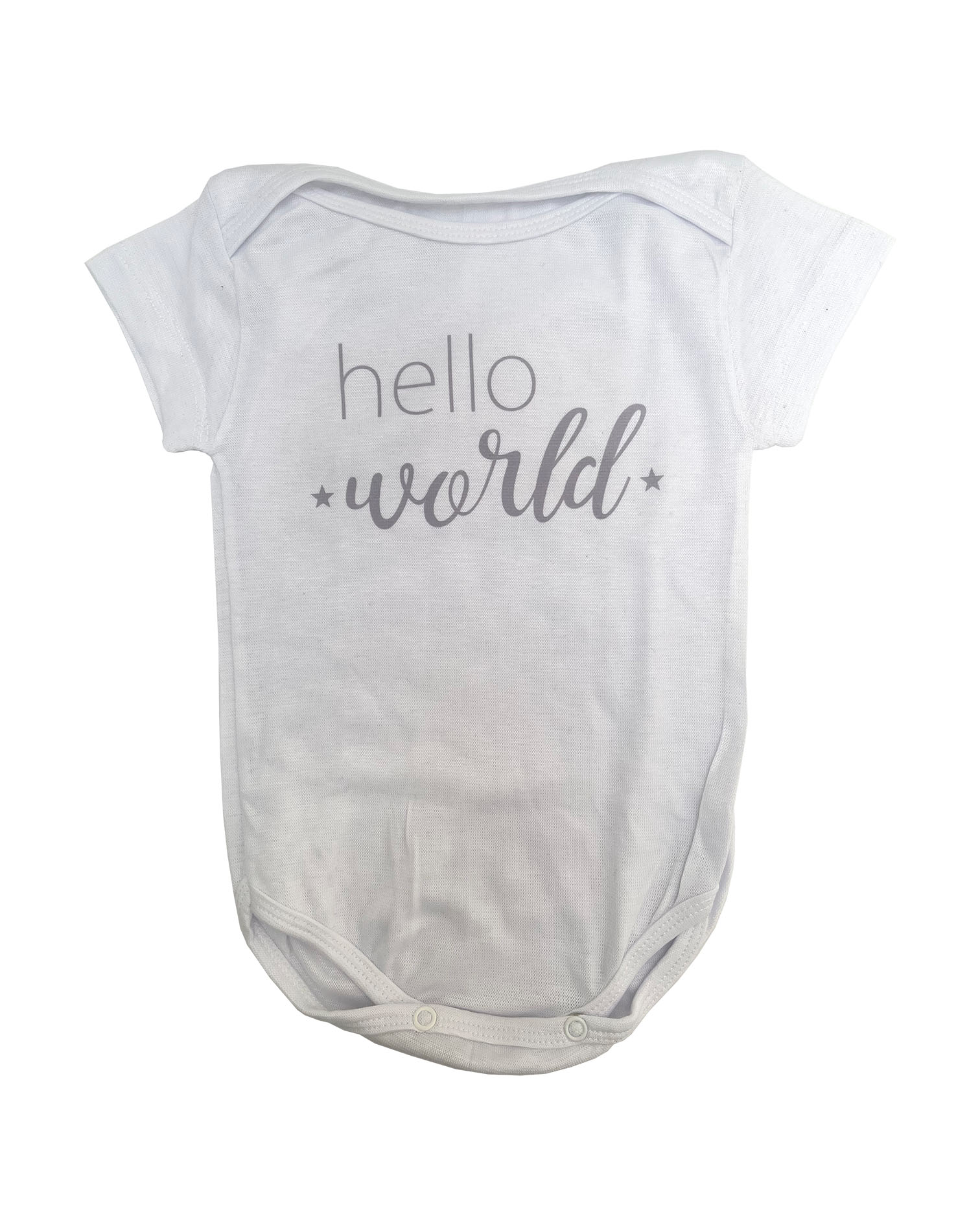 Body "Hello World" para Recém-nascido