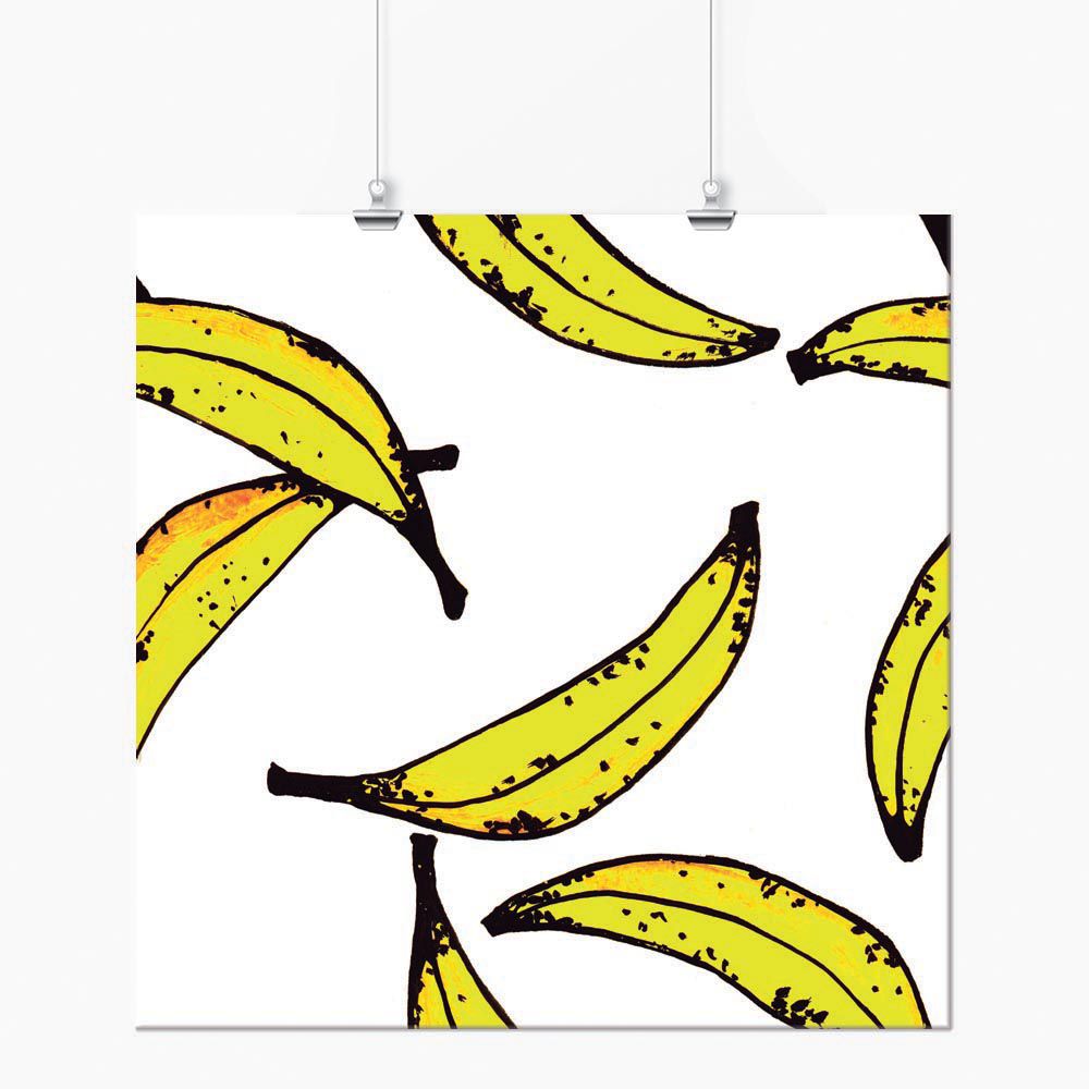 Pôster - Banana Andy Warhol Amarelo