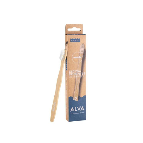 Escova de Dente de Bamboo Adulto - ALVA - Foto 0
