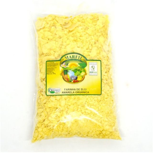 Farinha Biju de Milho Amarelo Orgânica 500g - MARFIL