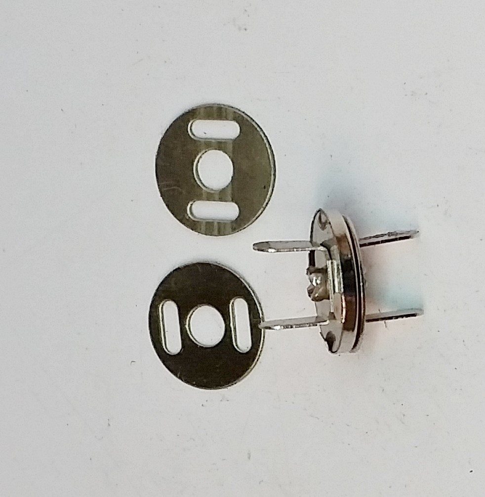Botão Magnético 14,5mm Niquelado