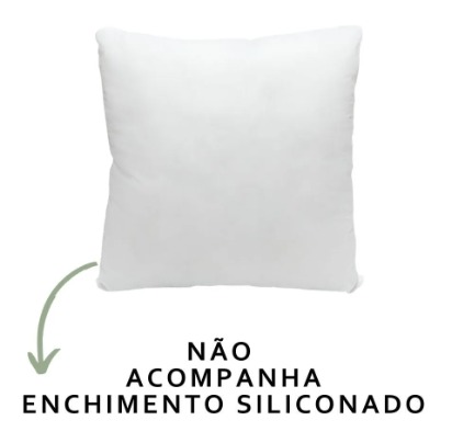 Capa de Almofada Decorativa Quadrada Tricot Algodão Benjamin Lavanda c/ Branco